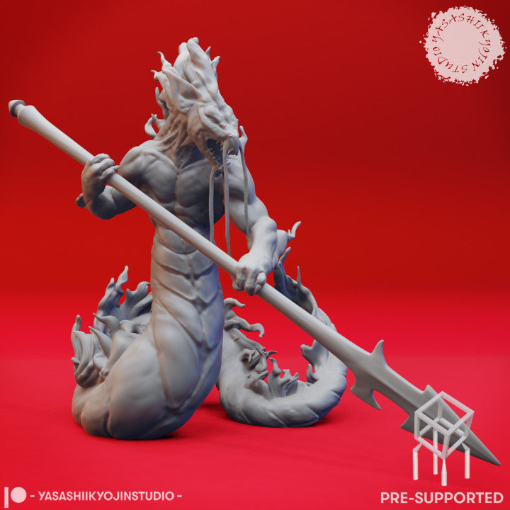 Attacking Flame Salamander