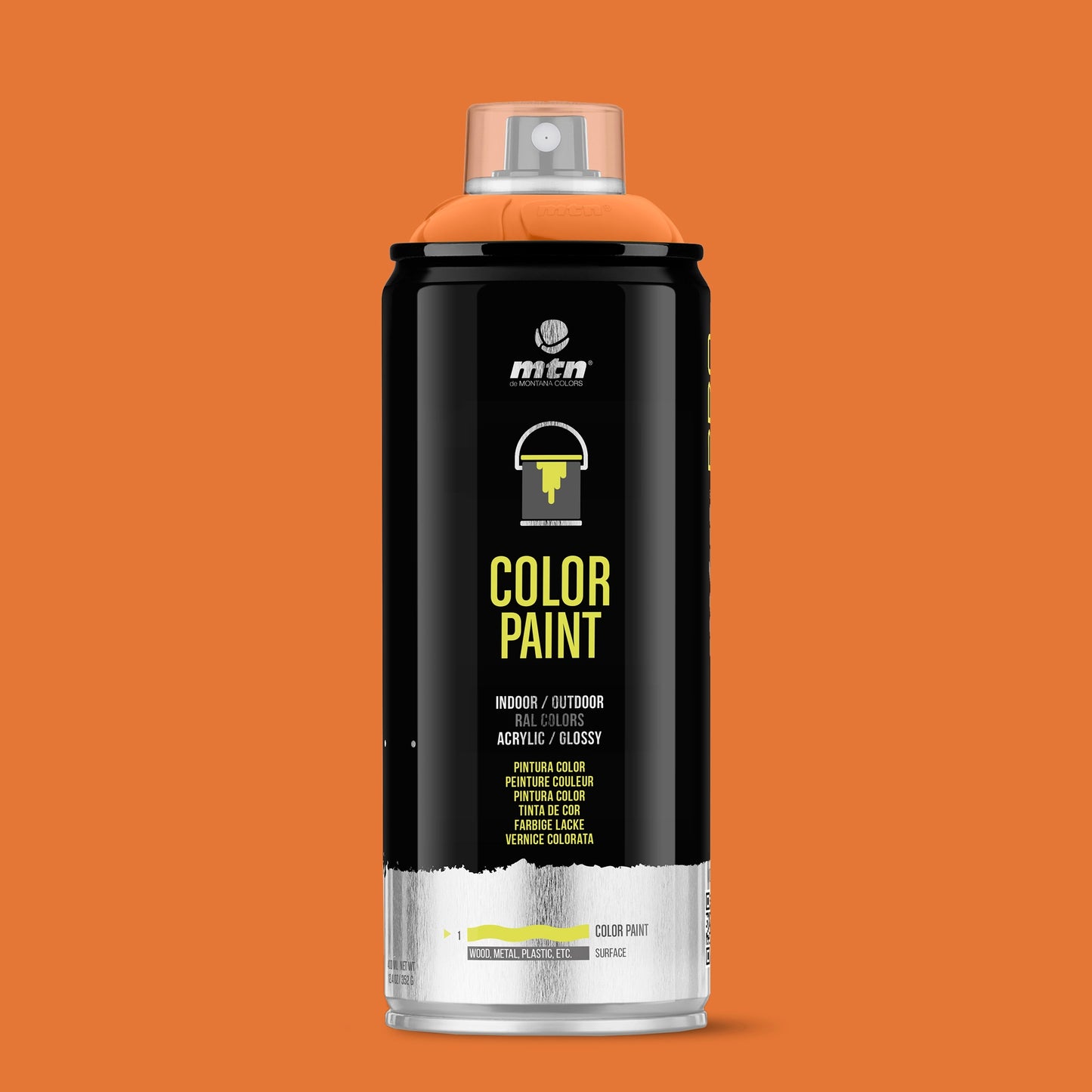 MTN PRO Spray Paint RAL 2004 - Pure Orange 400ml