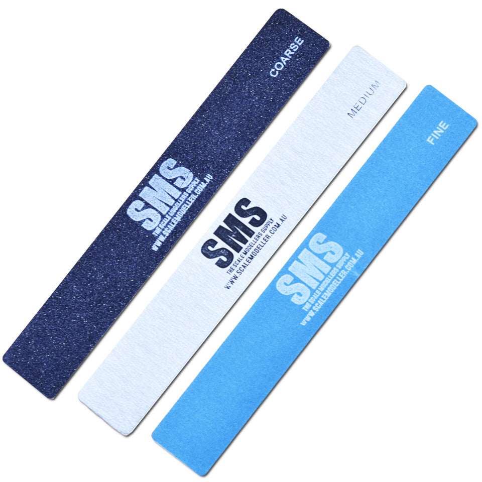 SANDING STICKS 3pc (MIXED GRITS)