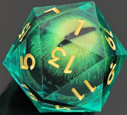 55mm Large Rolling Dragon Eye Dice