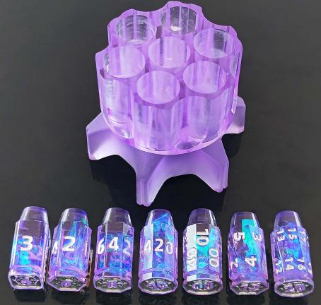 Revolver Bullet Resin Dice Set Resin dice