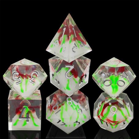 Volcanic Landscape Sharp Edge Resin Dice