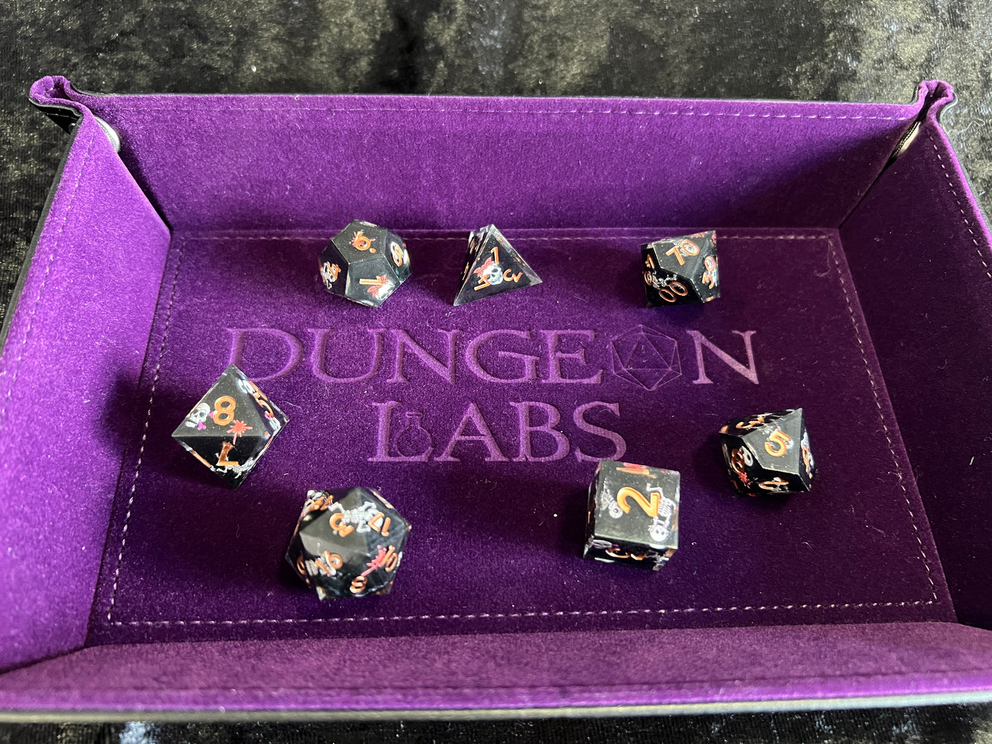 Halloween Skeleton Dice Set