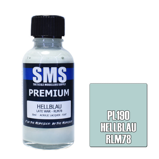 Premium HELLBLAU RLM78 LATE WAR 30ml