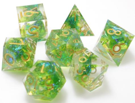 Sharp Edged Resin Dice