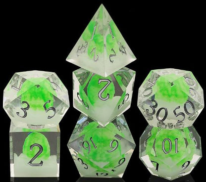 Dragon Egg Sharp Edge Resin Dice