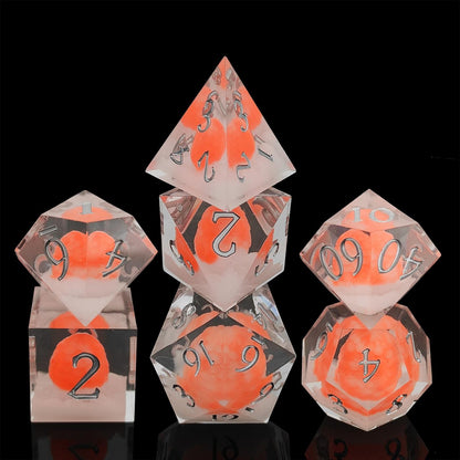 Dragon Egg Sharp Edge Resin Dice