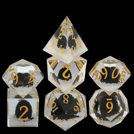 Dragon Egg Sharp Edge Resin Dice