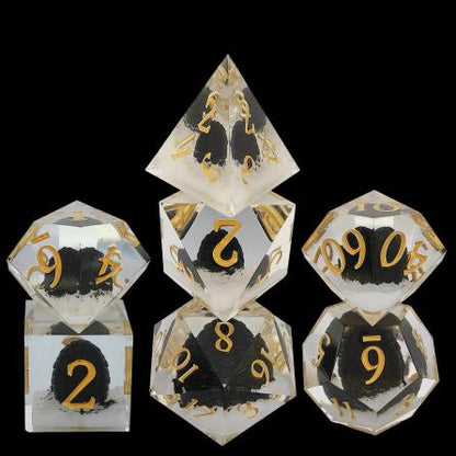 Dragon Egg Sharp Edge Resin Dice