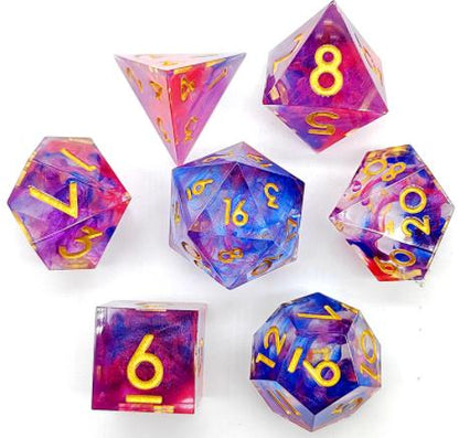 Mixed Colors Sharp Edged Resin Dice
