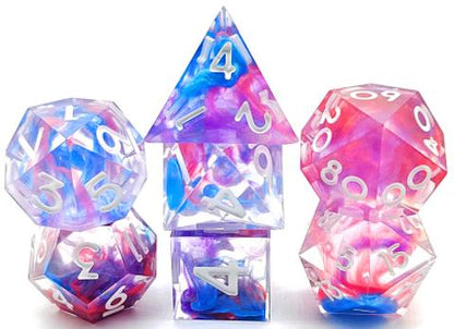 Mixed Colors Sharp Edged Resin Dice