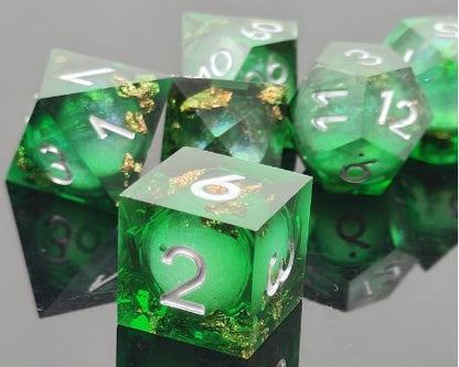 Quicksand Sharp Edged Resin Dice