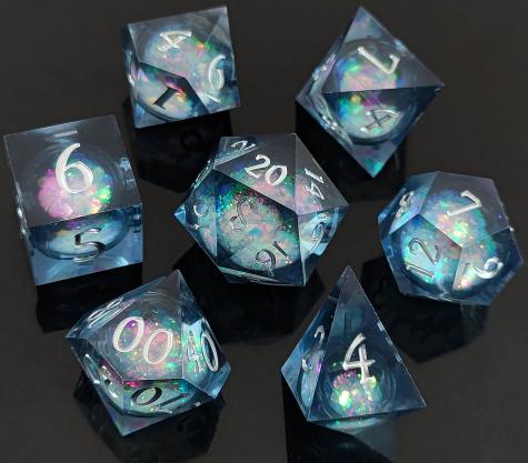 Quicksand Sharp Edged Resin Dice