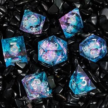 Quicksand Sharp Edge Resin Dice