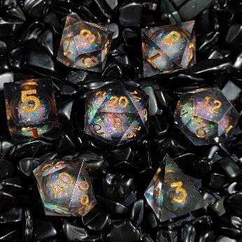 Quicksand Sharp Edge Resin Dice