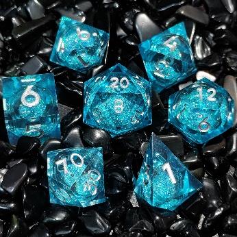 Quicksand Sharp Edge Resin Dice