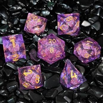 Quicksand Sharp Edge Resin Dice