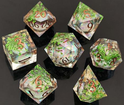 Quicksand Sharp Edge Resin Dice
