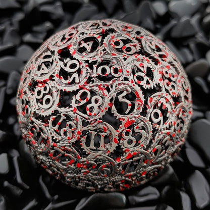 Hollow Spin Dragon D100 dice