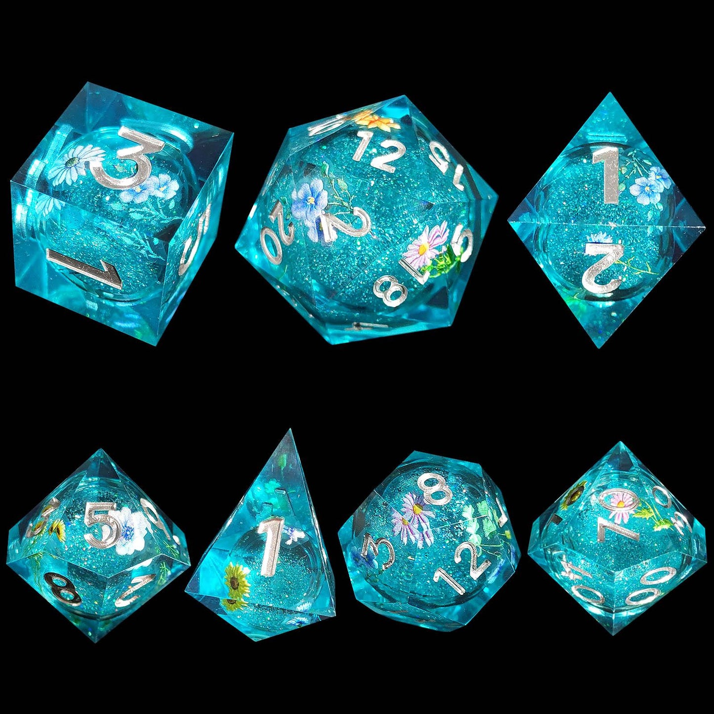 Quicksand SharpEdge Resin Dice   (fish)