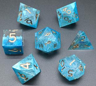 Mixed Colors Sharp Edged Resin Dice