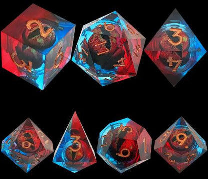 Rollable Dragon Eye Resin Dice 2
