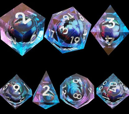 Rollable Dragon Eye Resin Dice 2