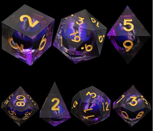 Rollable Dragon Eye Resin Dice 2
