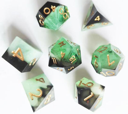 Mixed Colors Sharp Edged Resin Dice