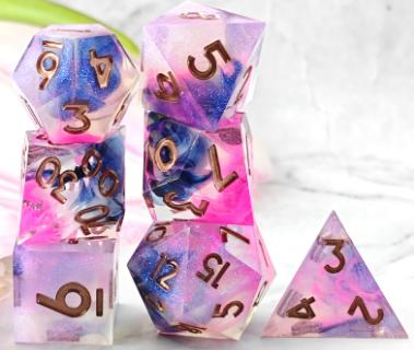 Sharp Edged Resin Dice