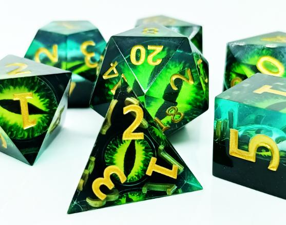Sharp Edged Resin Dice