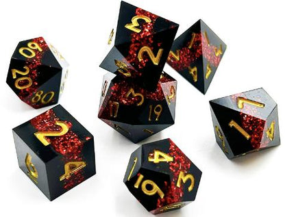 Stripe Sharp Edged Resin Dice