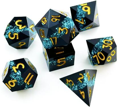 Stripe Sharp Edged Resin Dice
