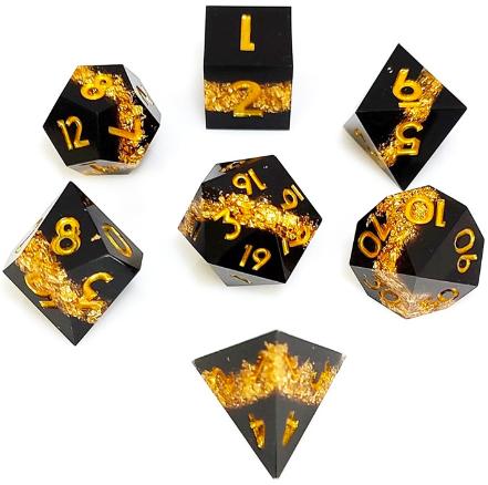 Stripe Sharp Edged Resin Dice