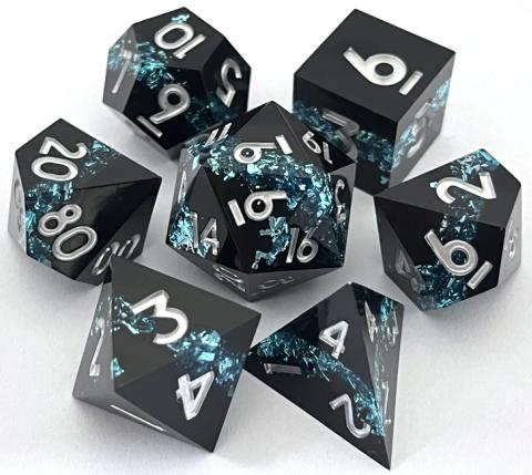 Stripe Sharp Edged Resin Dice