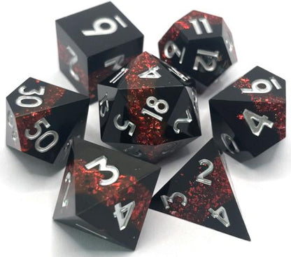 Stripe Sharp Edged Resin Dice