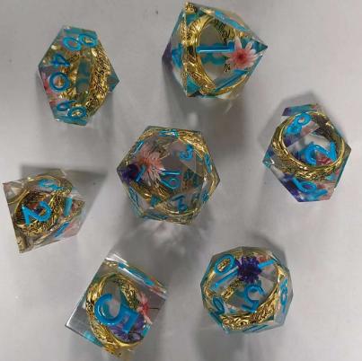 Lord of the Rings Sharp Edge Resin Dice