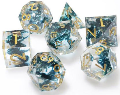 Sharp Edged Resin Dice