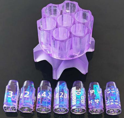 Revolver Bullet Resin Dice Set  Resin dice