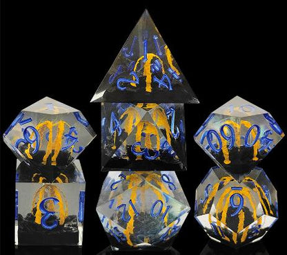 Volcanic Landscape Sharp Edge Resin Dice