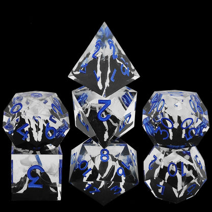 Volcanic Landscape Sharp Edge Resin Dice