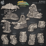 Jungle - Waterfalls and River Tiles